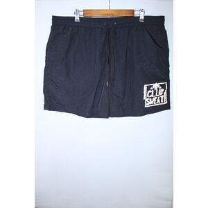 Y,IWO Men's XXL Black Nylon Club Sweat Shorts‎